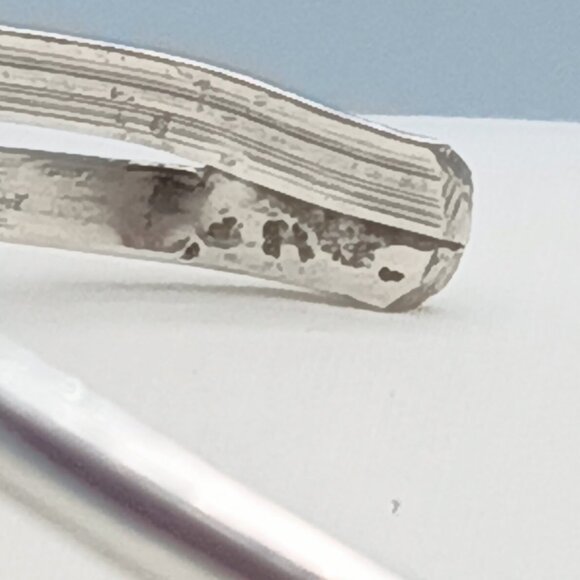 VTG 925 Sterling Silver NAVAJO Turquoise Braided Southwestern Cuff Bracelet - Picture 12 of 16